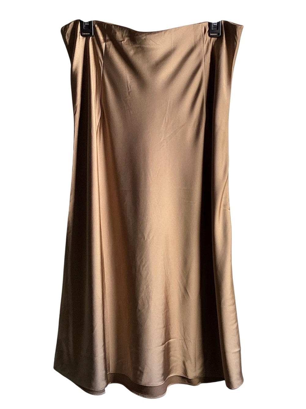 J. Crew Camel / Tan Satin Look Maxi Skirt - Picture 4 of 5